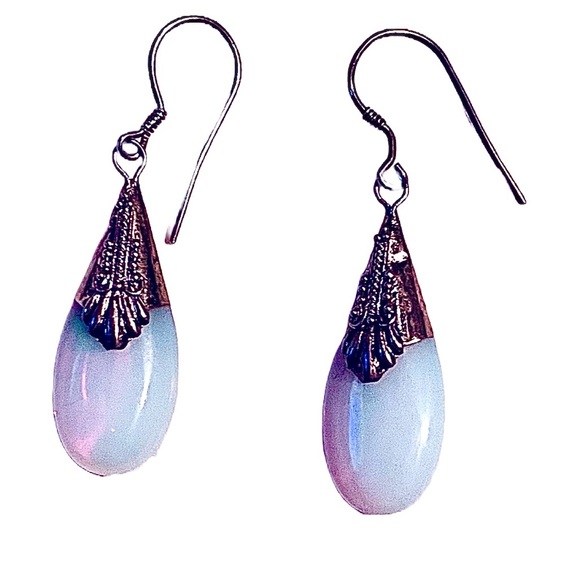 Jewel Design by Grace Jewelry - SOLD OPALITE SS antique style earrings